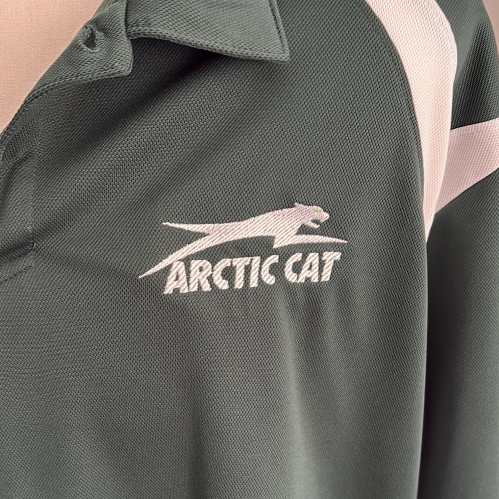Holloway Green and White Performance Polo Shirt - Picture 3 of 9